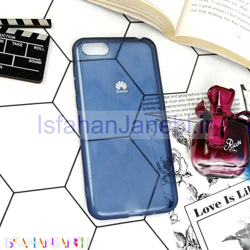 اصفهان جانبی-قاب ژله ای شفاف Huawei Y5 2018 آبی
