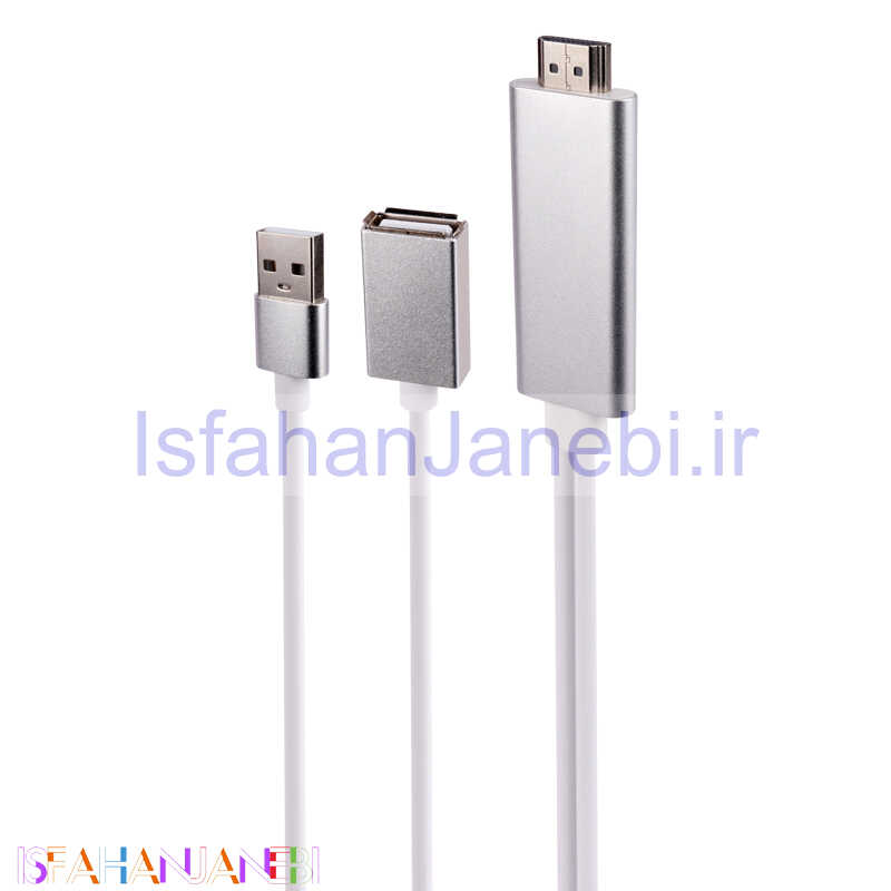 اصفهان جانبی-تبدیل MiraScreen L6M-2M USB 3.0 to HDMI 1m