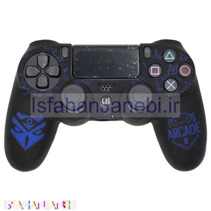 اصفهان جانبی-روکش دسته بازی PS4 طرح Tom Clancy مشکی آبی کد 1