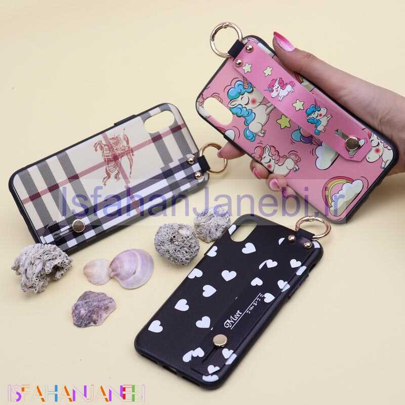 اصفهان جانبی-قاب طرحدار هولدر دستی کد8 آیفون iPhone X/XS