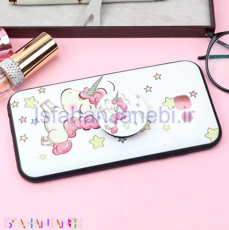 اصفهان جانبی-قاب فانتزی برجسته + پاپ سوکت کد7 سامسونگ A7 2017