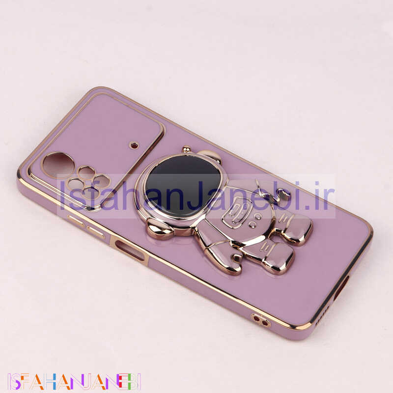 اصفهان جانبی-قاب براق My Case استند آدمکی محافظ لنزدار Xiaomi Poco X4 Pro 5G