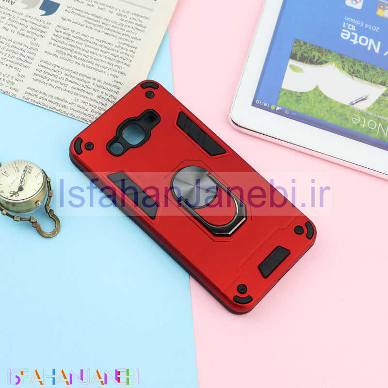 اصفهان جانبی-قاب ضد ضربه محافظ لنز دار هولدر دار بتمن Samsung Galaxy J2 Prime سری A