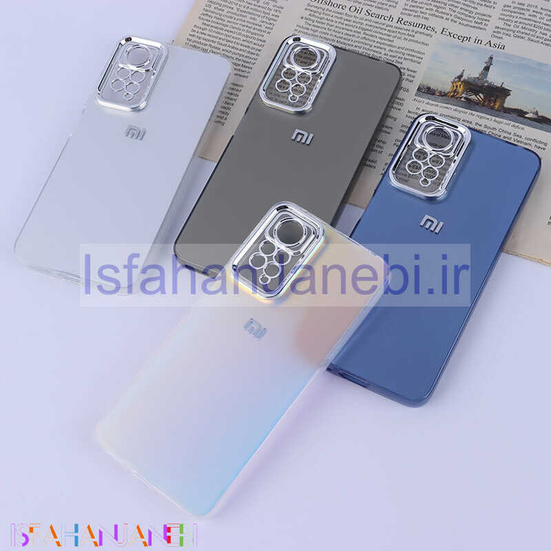 اصفهان جانبی-قاب PC شیائومی Redmi Note 11 Pro / Note 11 Pro Plus 5G (India) براق متال محافظ لنزدار