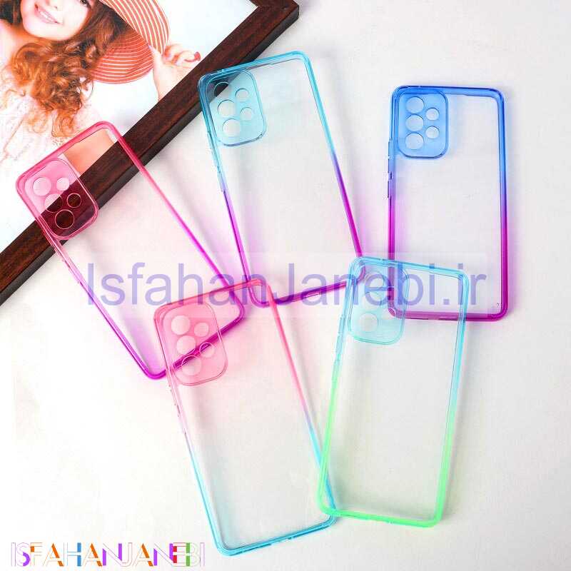 اصفهان جانبی-قاب ضد ضربه دور رنگی محافظ لنزدار Samsung Galaxy A53 5G