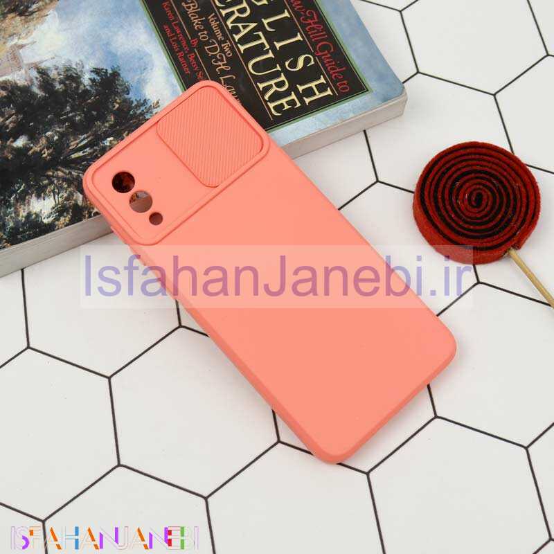 اصفهان جانبی-قاب سیلیکونی محافظ لنزدار کشویی Samsung A02 / M02