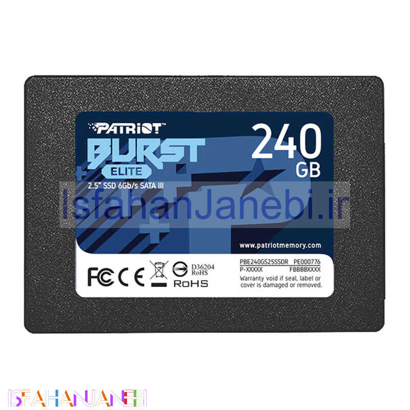 اصفهان جانبی-حافظه SSD پاتریوت Patriot Burst Elite 240GB