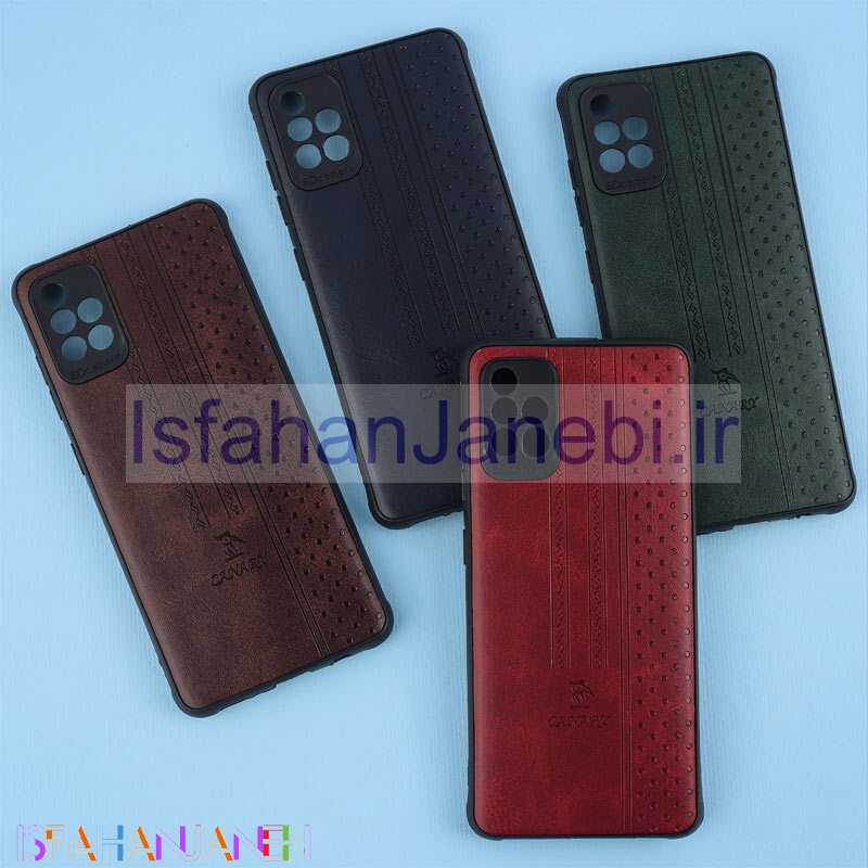 اصفهان جانبی-قاب چرمی Canary سامسونگ Galaxy A51 4G محافظ لنزدار