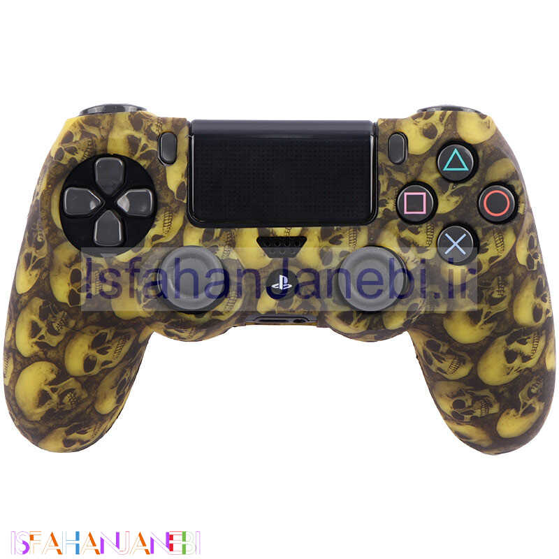 اصفهان جانبی-روکش دسته بازی PS4 طرح اسکلت زمینه زرد