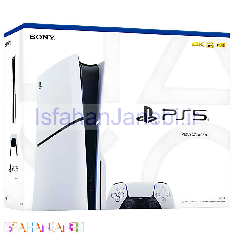 اصفهان جانبی-جعبه خالی کنسول PS5 Slim رویی و تویی