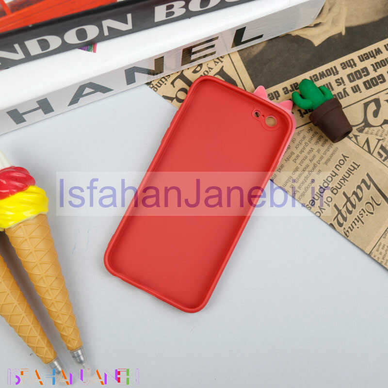 اصفهان جانبی-قاب سیلیکونی عروسکی محافظ لنزدار طرح Bigget آیفون iPhone 6/6s