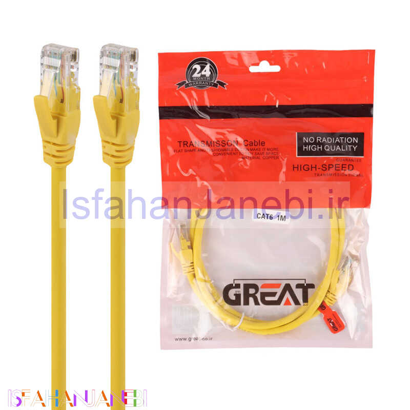 اصفهان جانبی-کابل شبکه Great Cat6 1m