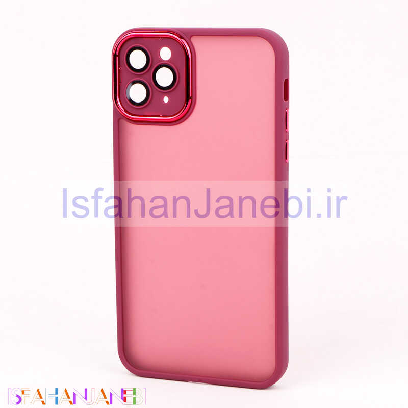اصفهان جانبی-قاب PC متال ایرون مات محافظ لنزدار iPhone 11 Pro Max