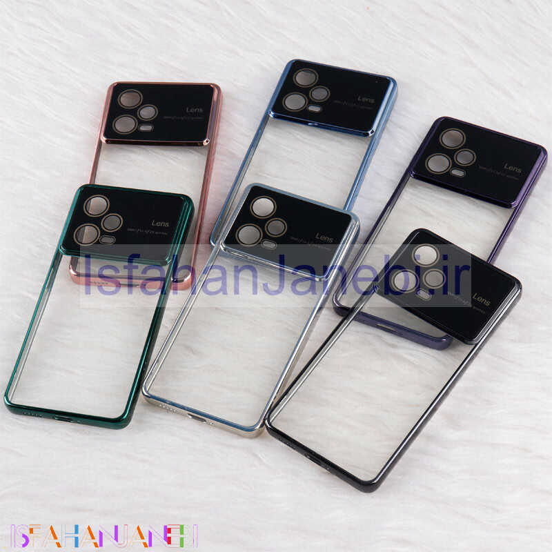 اصفهان جانبی-قاب My Case شفاف Lens Aperture محافظ لنزدار Xiaomi Redmi Note 12 Pro 5G