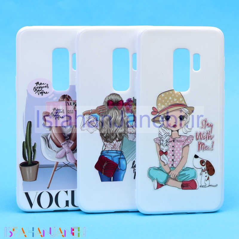 اصفهان جانبی-قاب فانتزی سفید طرح دختر سامسونگ S9 Plus