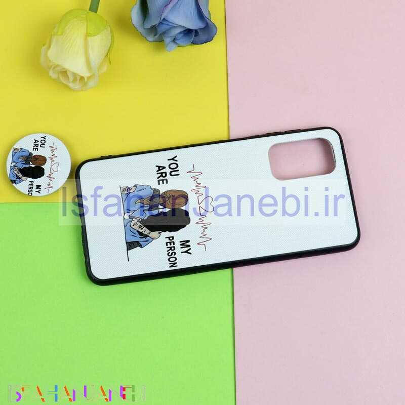 اصفهان جانبی-قاب فانتزی برجسته + پاپ سوکت طرح Friends سامسونگ A32 سری D