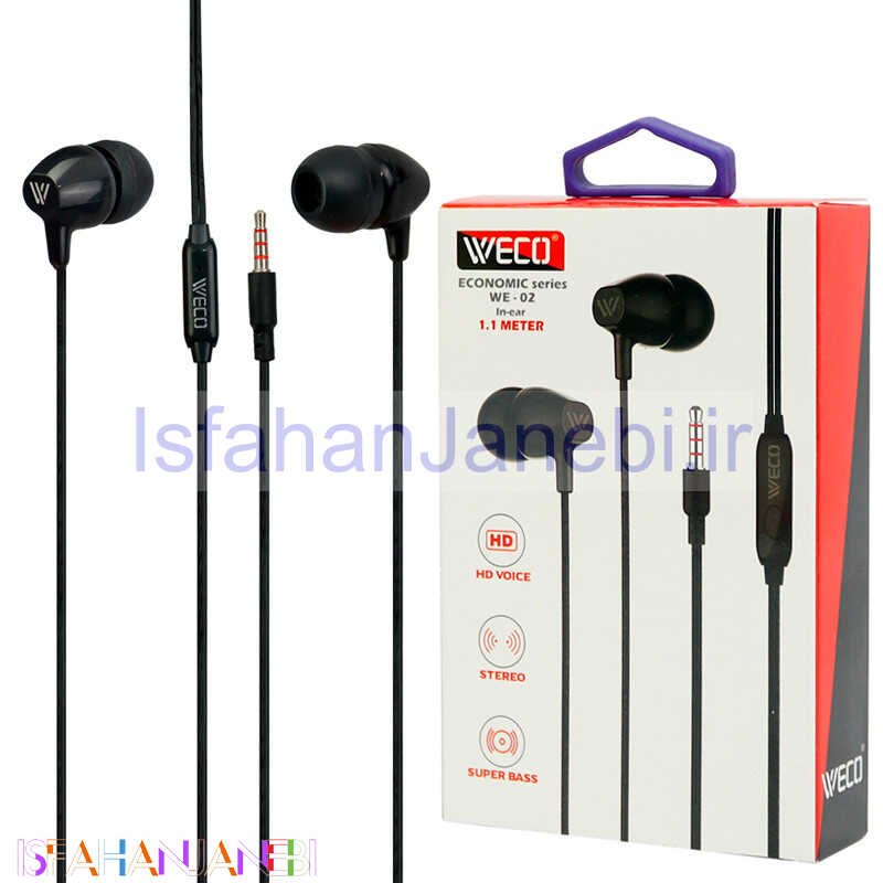 اصفهان جانبی-هندزفری Weco Ecenomic Series WE-02