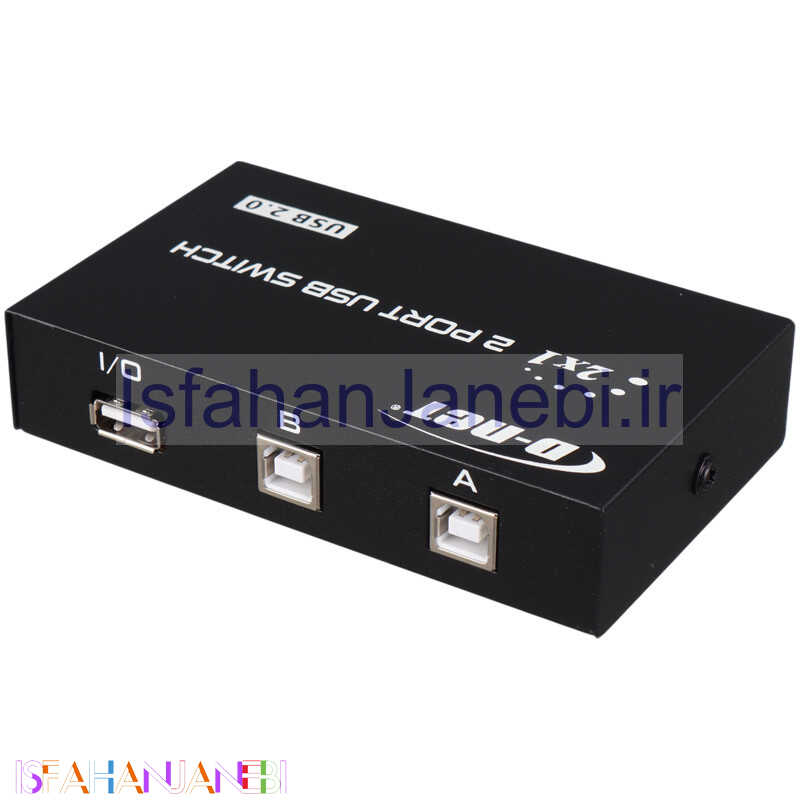 اصفهان جانبی-سوییچ پرینتر D-NET 1A2B USB Switch 2Port