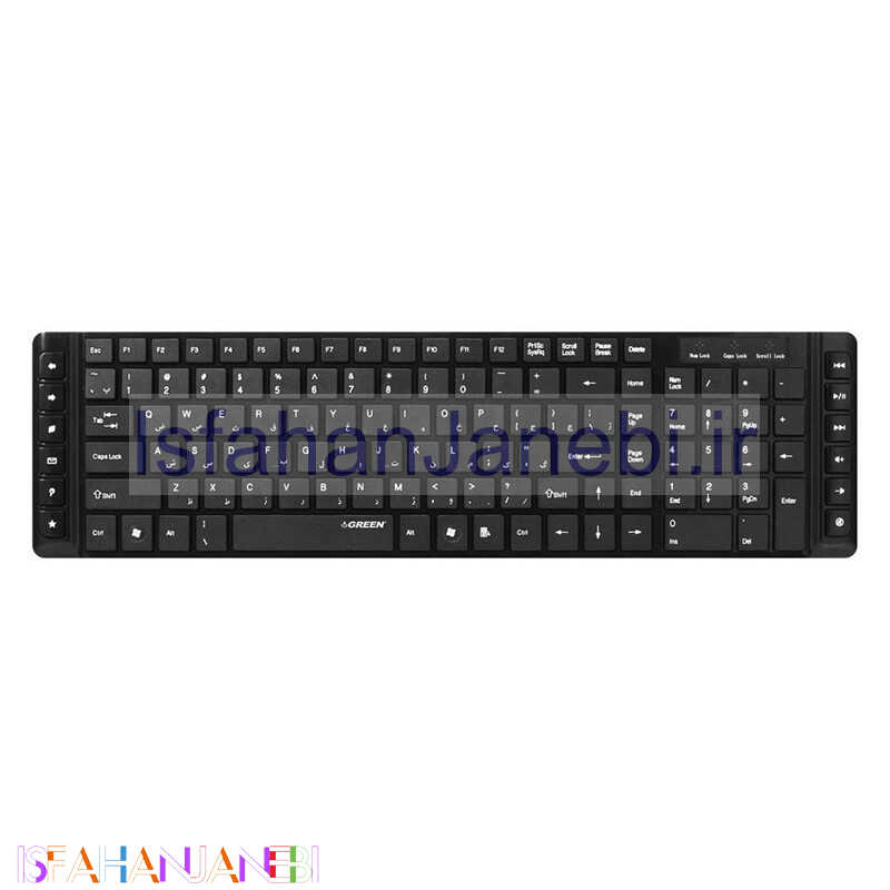 اصفهان جانبی-کیبورد Green GK301