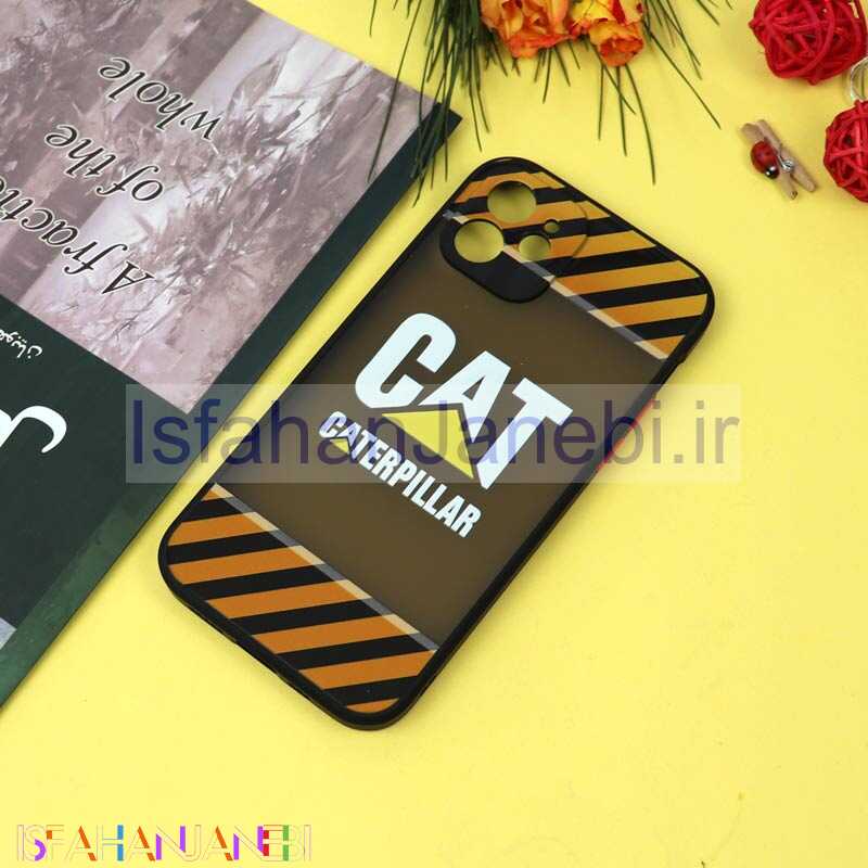 اصفهان جانبی-قاب PC مات محافظ لنزدار طرحدار CAT آیفون iPhone 12