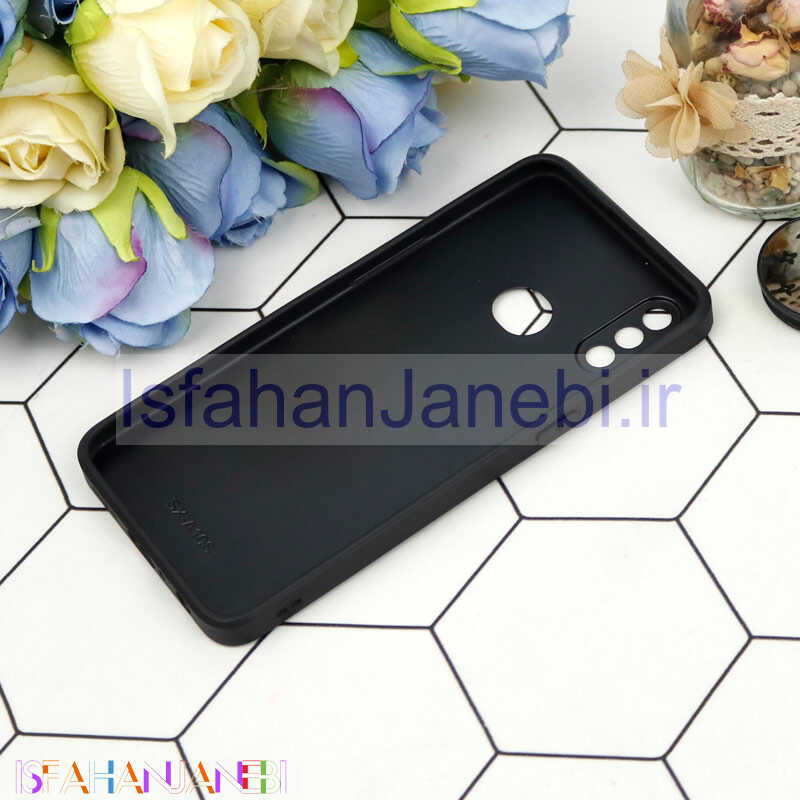 اصفهان جانبی-قاب محافظ لنزدار آینه ای + پاپ سوکت طرح LV مشکی Samsung Galaxy A10s