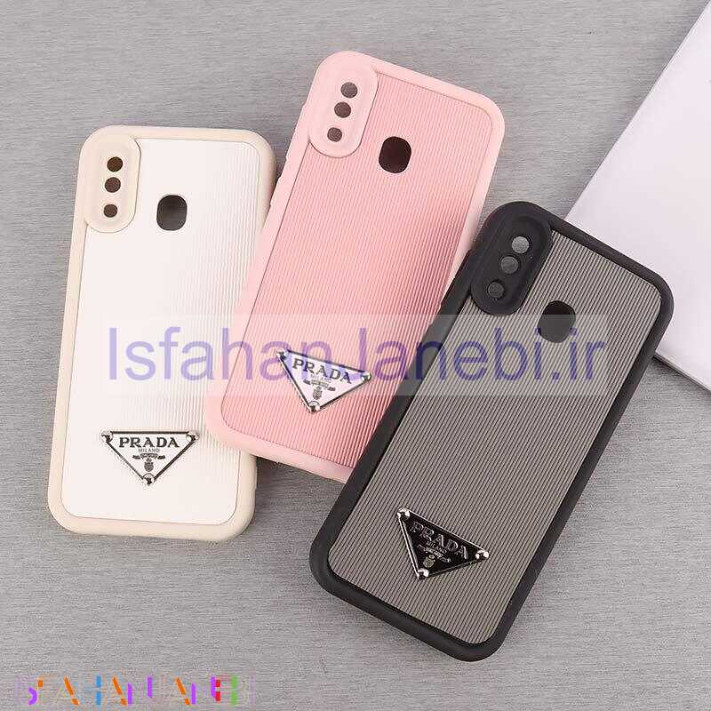 اصفهان جانبی-قاب کبریتی سولید Prada سامسونگ Galaxy A20 / A30 محافظ لنزدار
