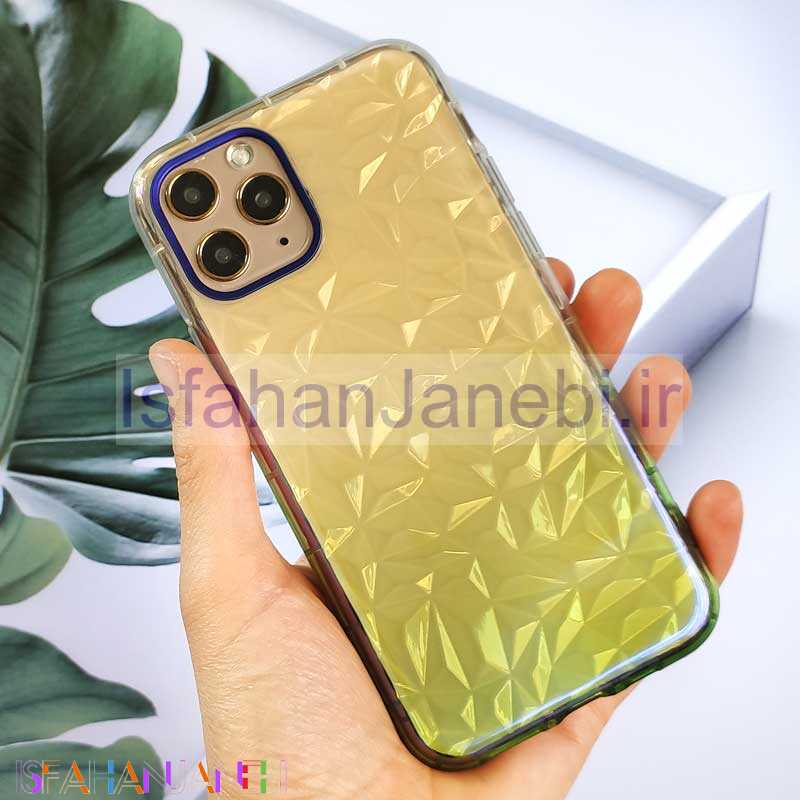 اصفهان جانبی-قاب یخی سه بعدی iPhone 11 Pro سبز