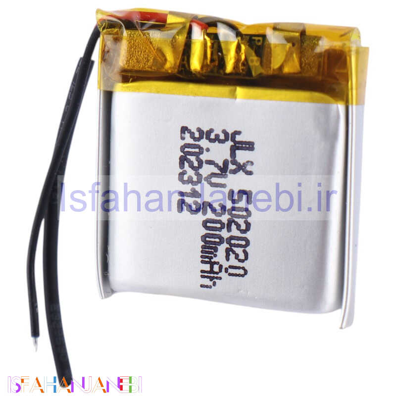 اصفهان جانبی-باتری لیتیوم 200mAh 20*19*3 502020