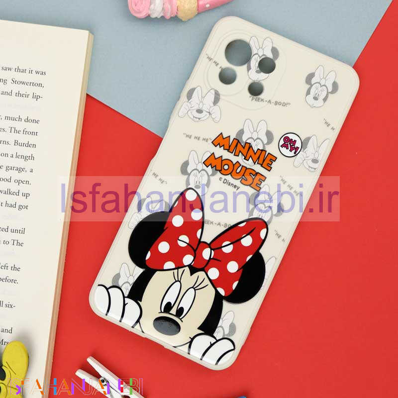 اصفهان جانبی-قاب سیلیکونی سفید محافظ لنزدار طرح میکی موس 1 شیائومی Xiaomi Mi 11 Lite