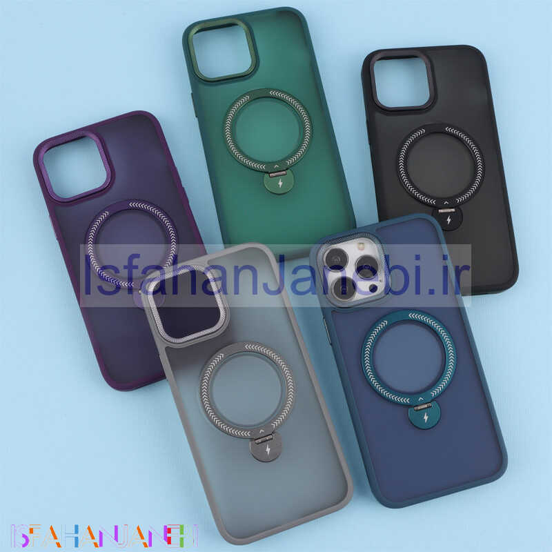 اصفهان جانبی-قاب PC مات مگ سیف استندشو آیفون iPhone 13 Pro Max