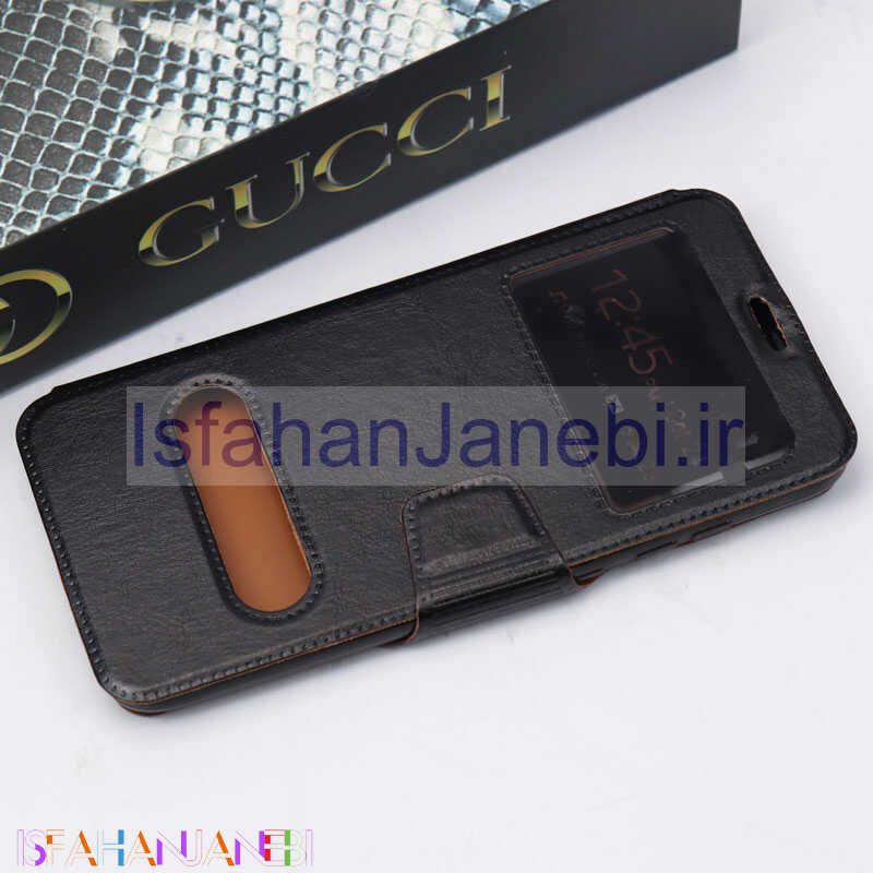 اصفهان جانبی-کیف کلاسوری چرمی Samsung A11 مشکی