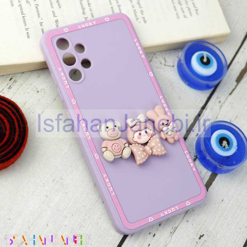 اصفهان جانبی-قاب سیلیکونی عروسکی محافظ لنزدار Samsung Galaxy A32 4G