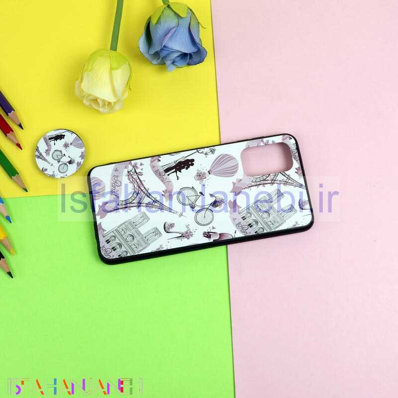 اصفهان جانبی-قاب فانتزی برجسته + پاپ سوکت طرح ایفل سامسونگ A32 سری D