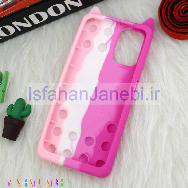 اصفهان جانبی-قاب اورجینال سیلیکونی آکواریومی Lucky Cat پاپیتی Xiaomi Redmi Note 10