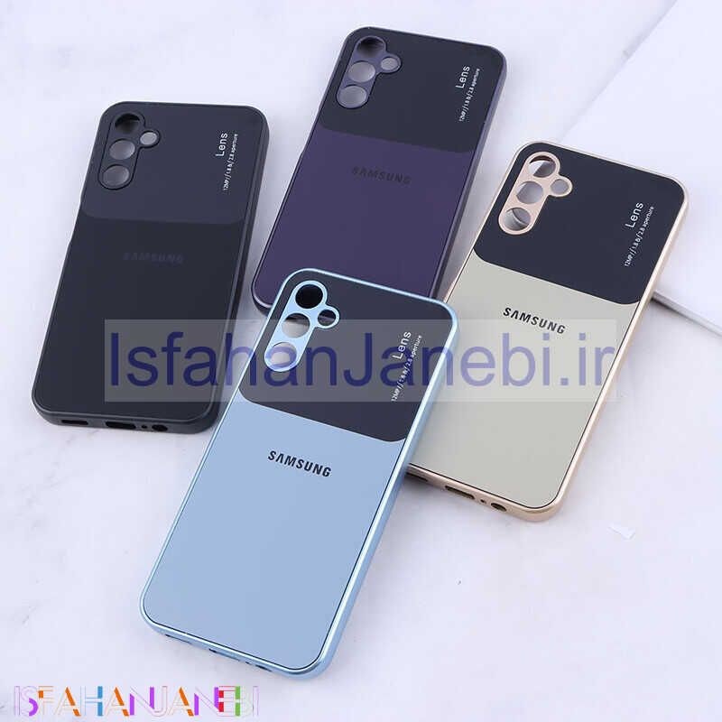 اصفهان جانبی-قاب PVD Lens Aperture سامسونگ Galaxy A14 4G / A14 5G محافظ لنزدار برجسته