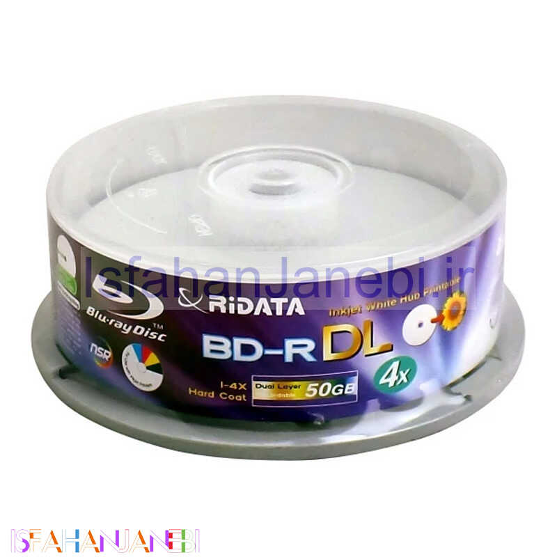 اصفهان جانبی-DVD Bluray خام ری دیتا RiData بسته 15 عددی