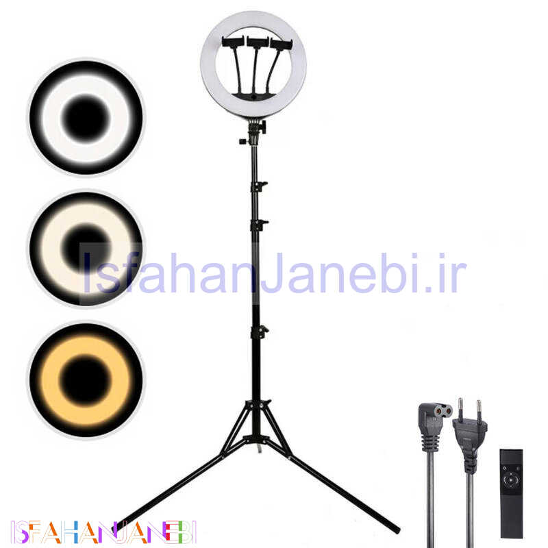 اصفهان جانبی-رینگ لایت پایه دار ″Jmary FM-14R 14