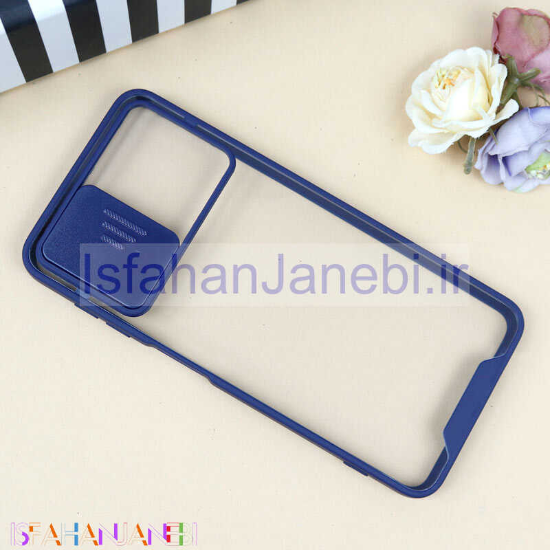اصفهان جانبی-قاب PC شفاف محافظ لنزدار کشویی Samsung Galaxy A22 4G