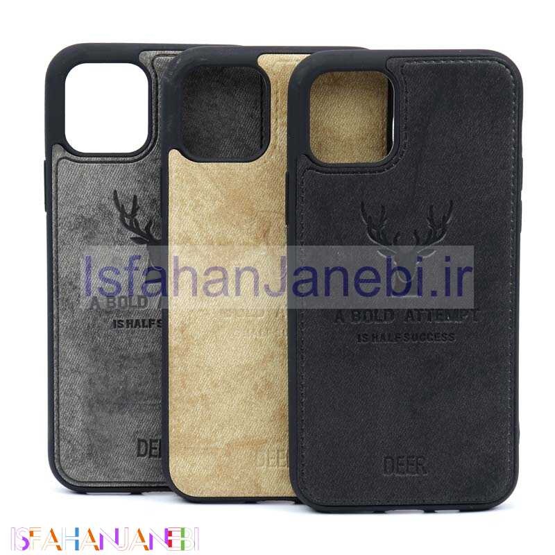اصفهان جانبی-قاب چرمی طرح گوزن iPhone 11 Pro