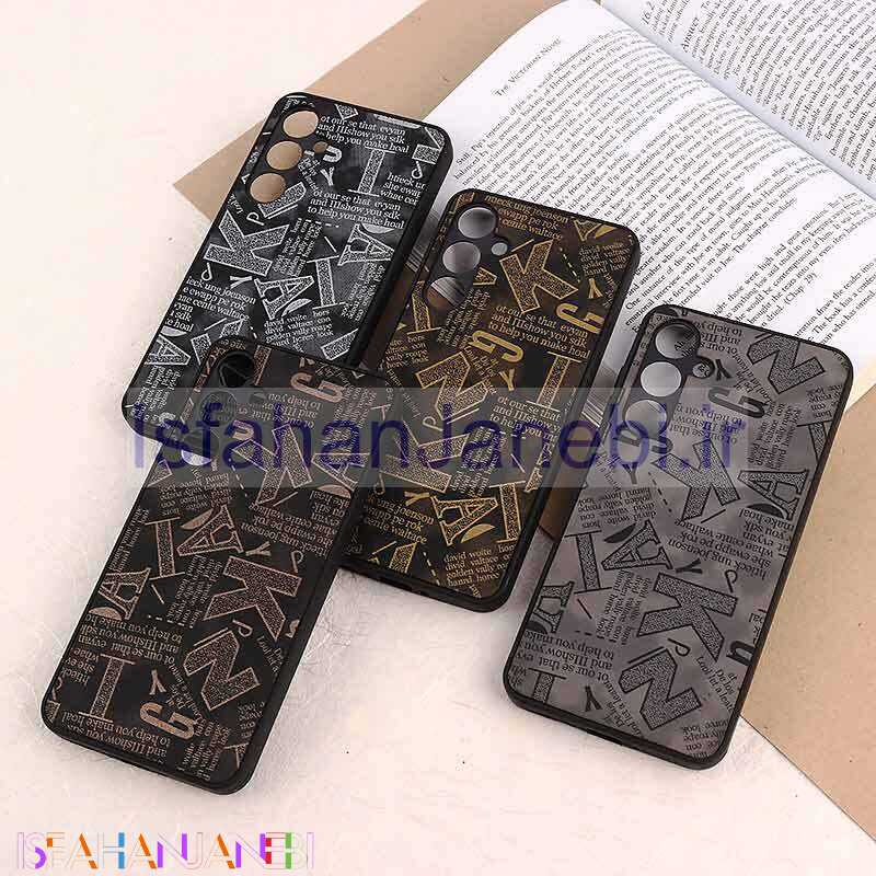 اصفهان جانبی-قاب PC سامسونگ Galaxy A35 محافظ لنزدار طرح لاتین