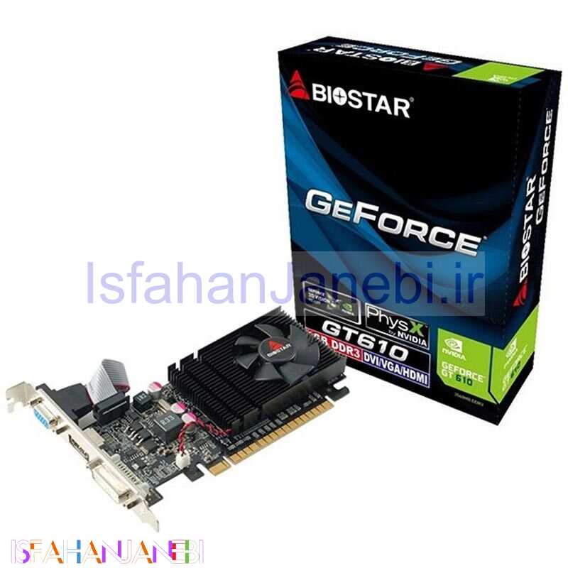 اصفهان جانبی-کارت گرافیک BIOSTAR GT610 2GB DDR3
