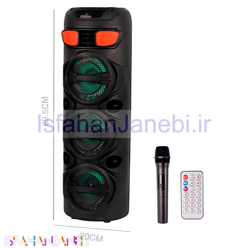 اصفهان جانبی-اسپیکر چمدانی بلوتوثی سینگ ای ZQS6301 + میکروفون و ریموت کنترل