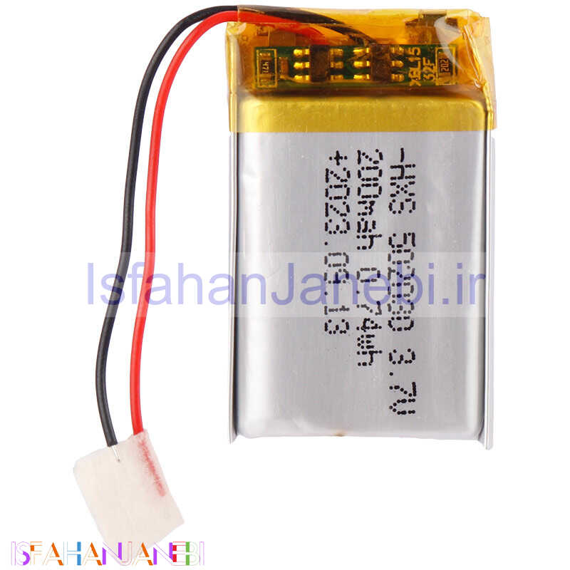 اصفهان جانبی-باتری لیتیوم 200mAh 3*20*30mm 502030