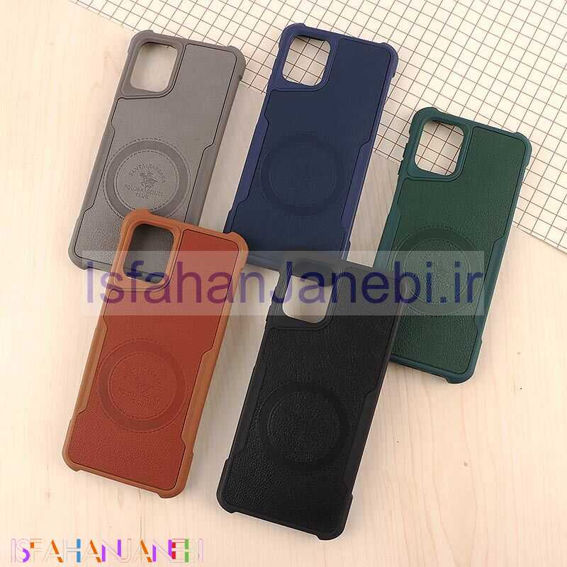 اصفهان جانبی-قاب چرمی Polo Racquet Club سامسونگ Galaxy A12 / M12