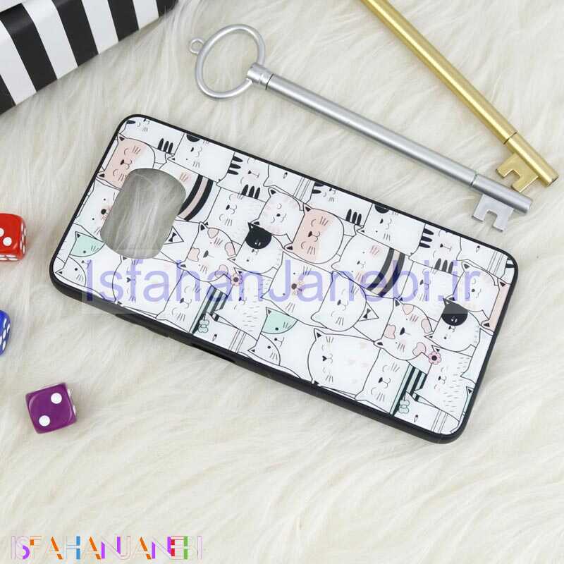 اصفهان جانبی-قاب پشت گلسی طرحدار گربه Xiaomi Poco X3