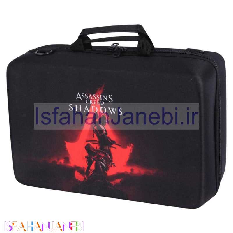 اصفهان جانبی-کیف کنسول بازی PS5 Slim طرح Assassins Creed Shadows