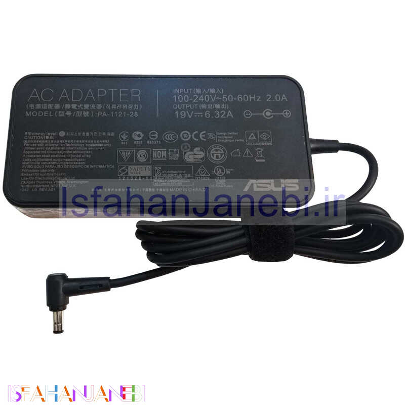 اصفهان جانبی-شارژر اورجینال لپ تاپ ایسوس Asus Slim 19V 6.32A