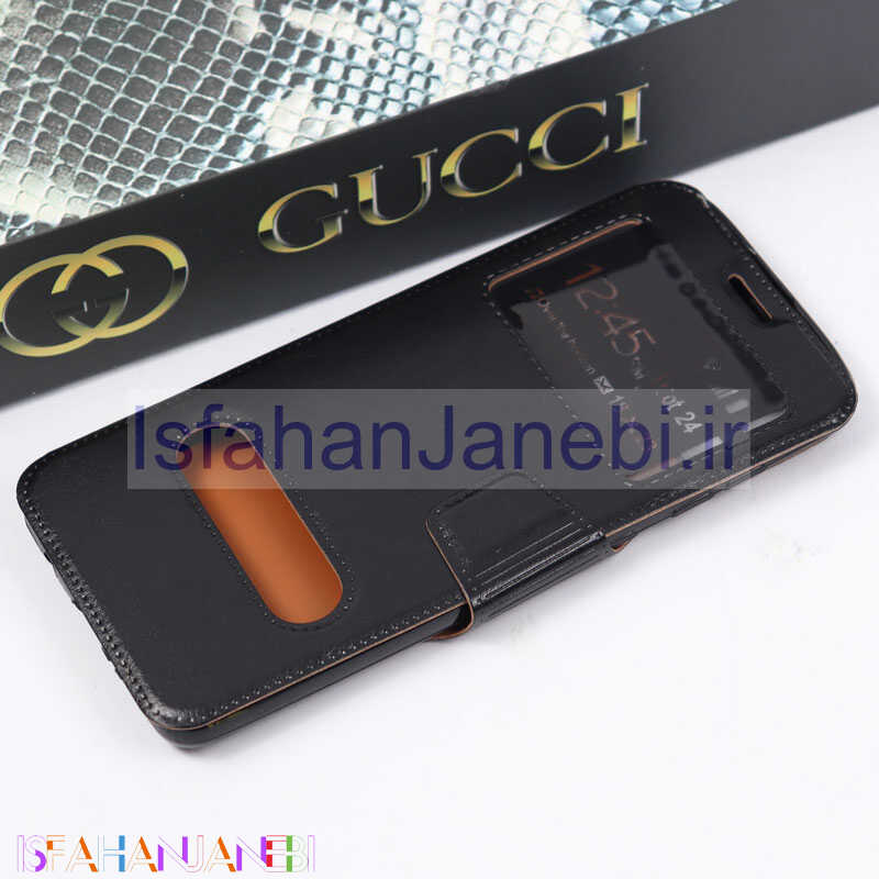 اصفهان جانبی-کیف کلاسوری چرمی Samsung A21s مشکی