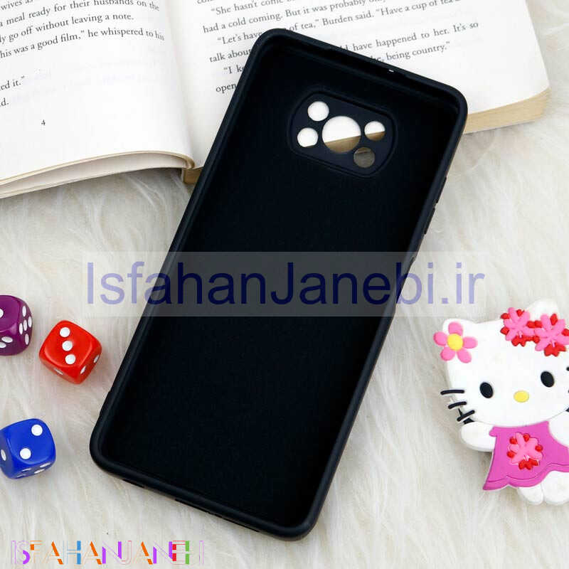 اصفهان جانبی-قاب سیلیکونی عروسکی محافظ لنزدار طرح گربه Xiaomi Poco X3