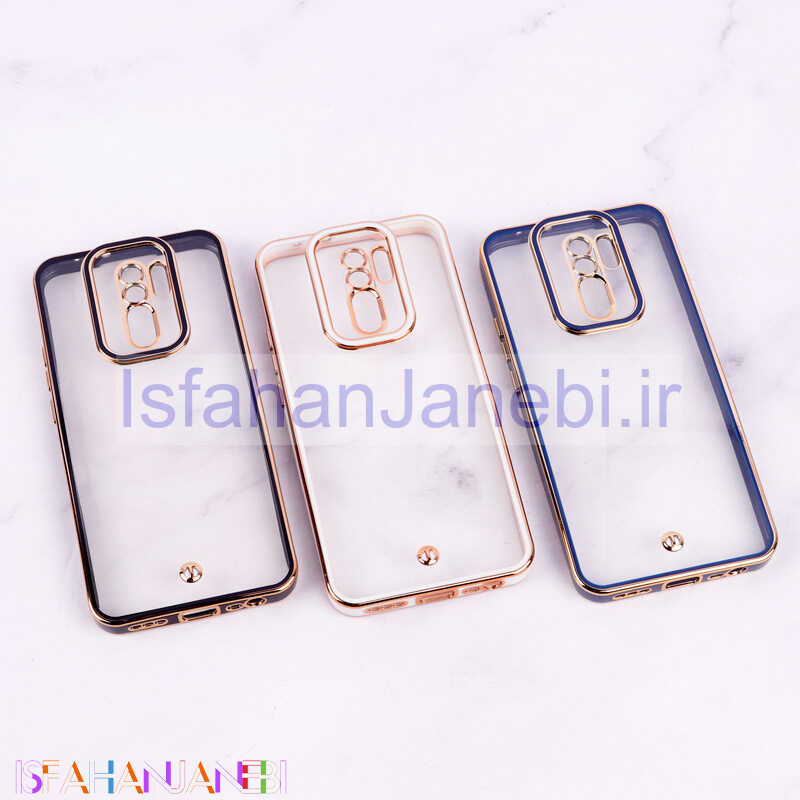 اصفهان جانبی-قاب Space شیائومی Redmi 9 / 9 Prime دور رنگی محافظ لنزدار